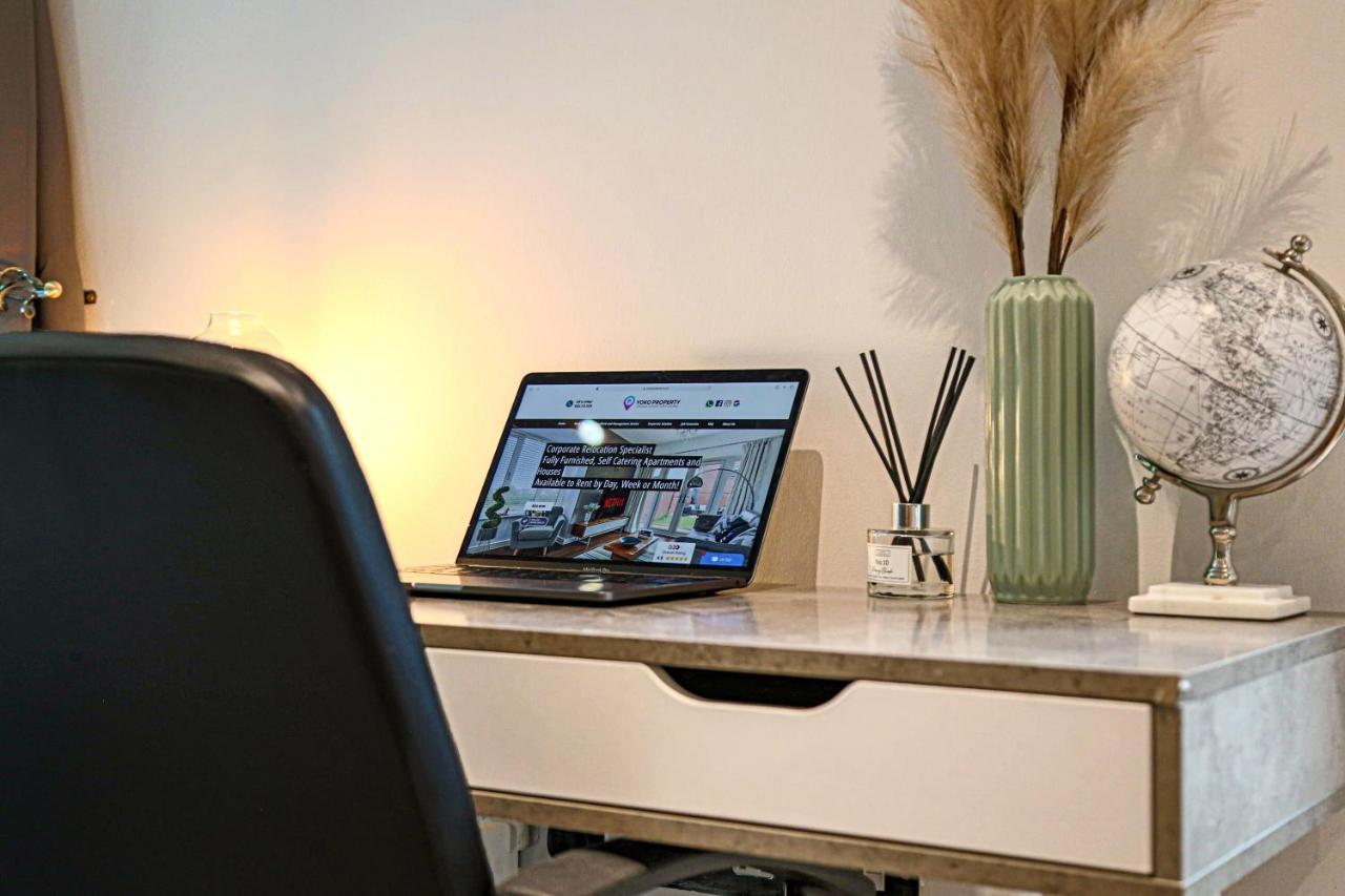 Campbell Park Apartment - City Centre - Free Parking, Balcony, Super-Fast Wifi And Smart Tv With Netflix By Yoko Property Milton Keynes Ngoại thất bức ảnh